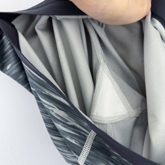 NIKE DRi-Fit Spacedye Heathered Athletic Training Green White Shorts Size M - Picture 6 of 8